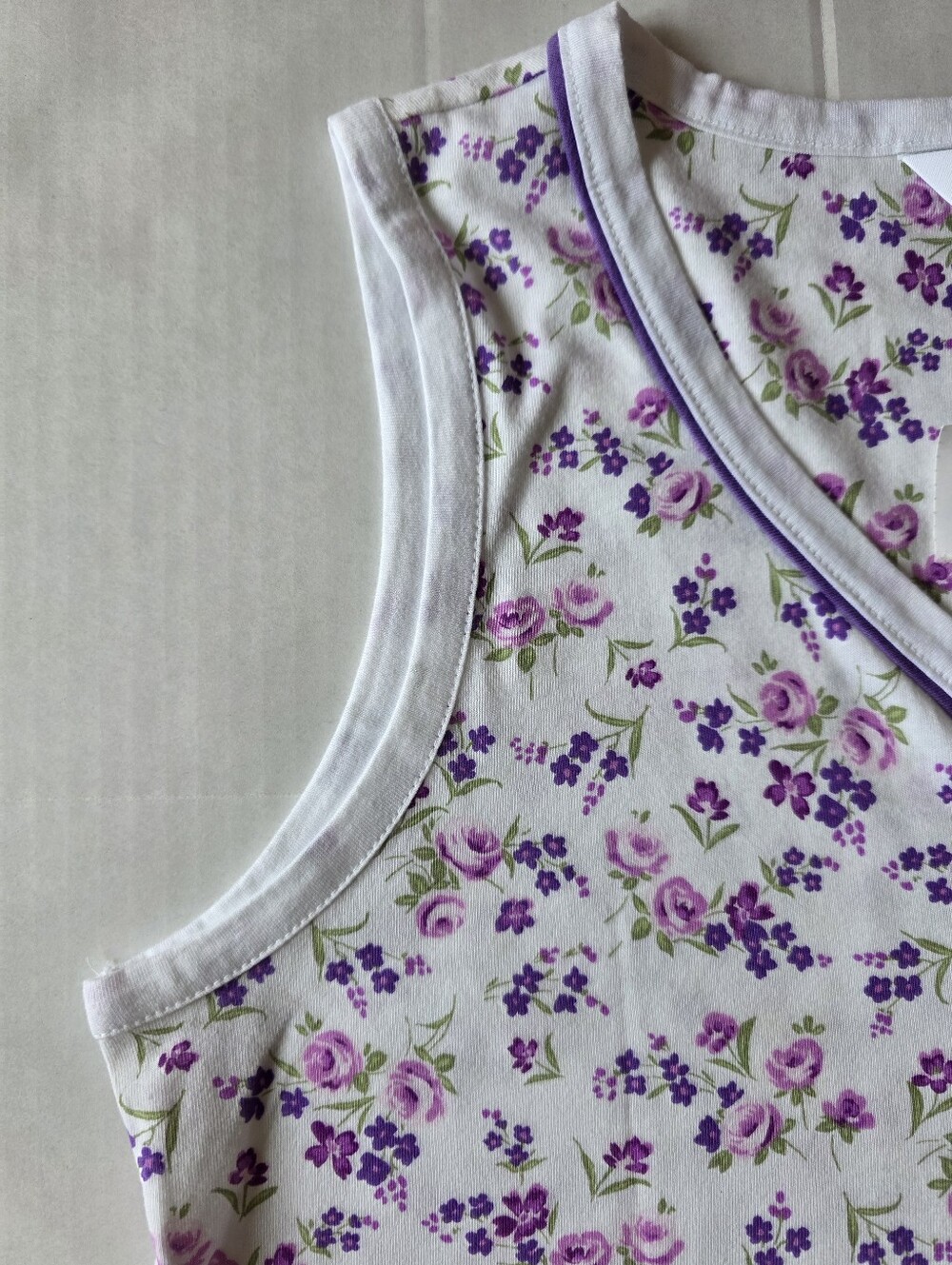 Charter Club Cotton Floral Cottagecore Nightgown Pajama Dress S Prairie Feminine - Picture 7 of 11